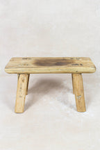 Vintage Rustic Stool Small - Elm wood - 99