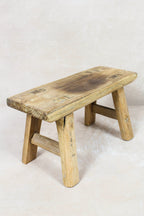 Vintage Rustic Stool Small - Elm wood - 99