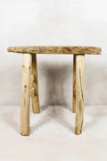 Vintage Rustic Stool - Elm wood - 104
