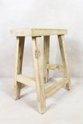 Vintage Rustic Stool - Elm wood - 105