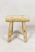 Vintage Rustic Stool - Elm wood - Small - 108