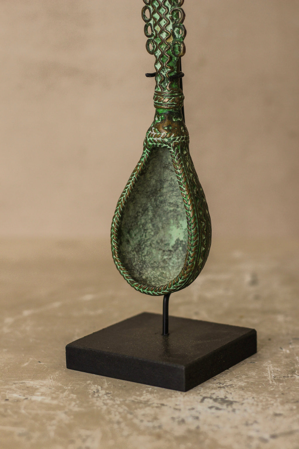 Benin Bronze Spoon - 143.1