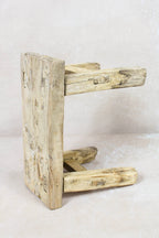 Vintage Rustic Stool - Elm wood - Small - 110