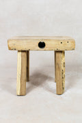 Vintage Rustic Stool - Elm wood - Small - 114