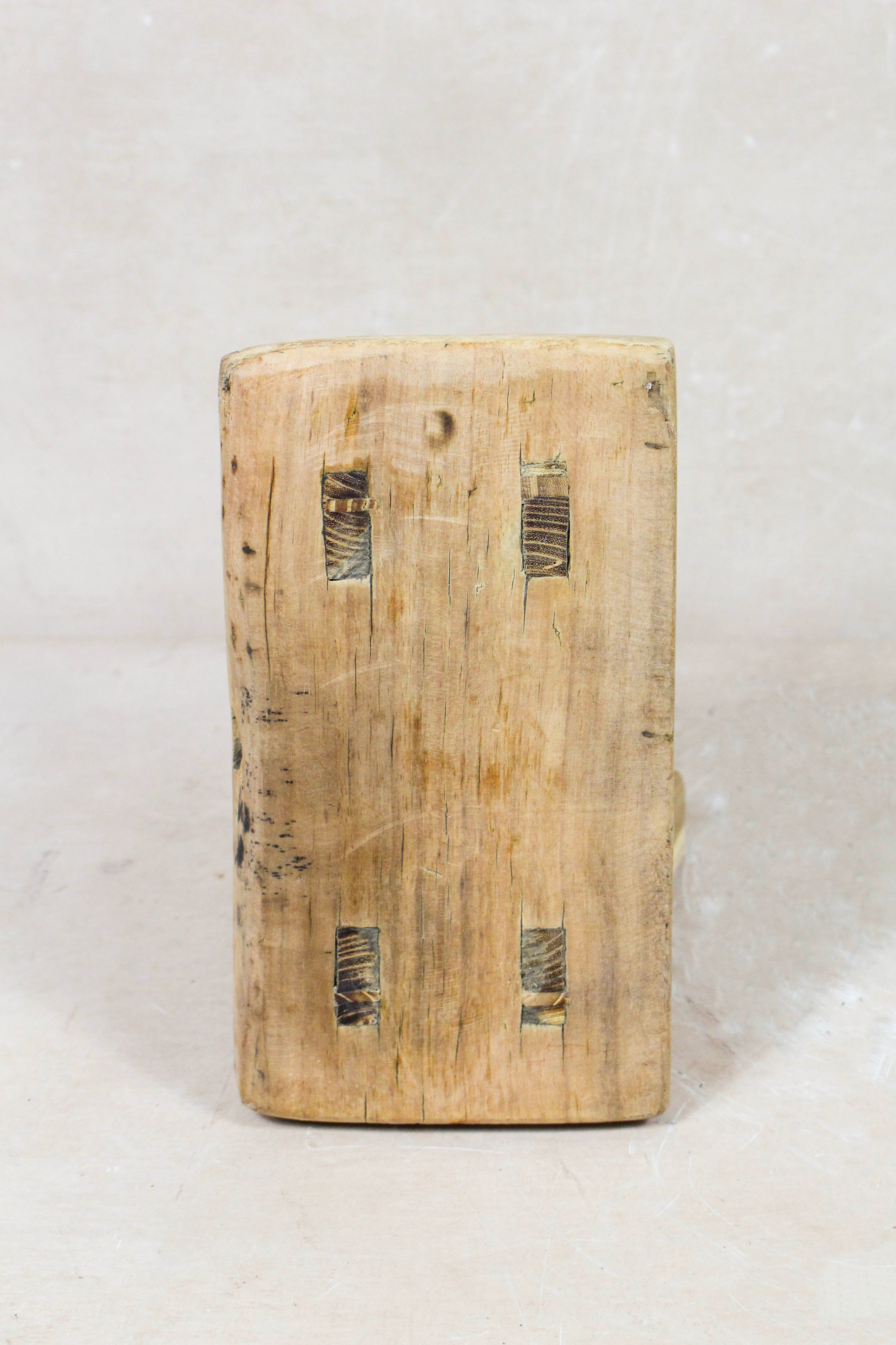 Vintage Rustic Stool - Elm wood - Small - 114