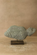 Stone Fish Sculpture - Zimbabwe - 97.2