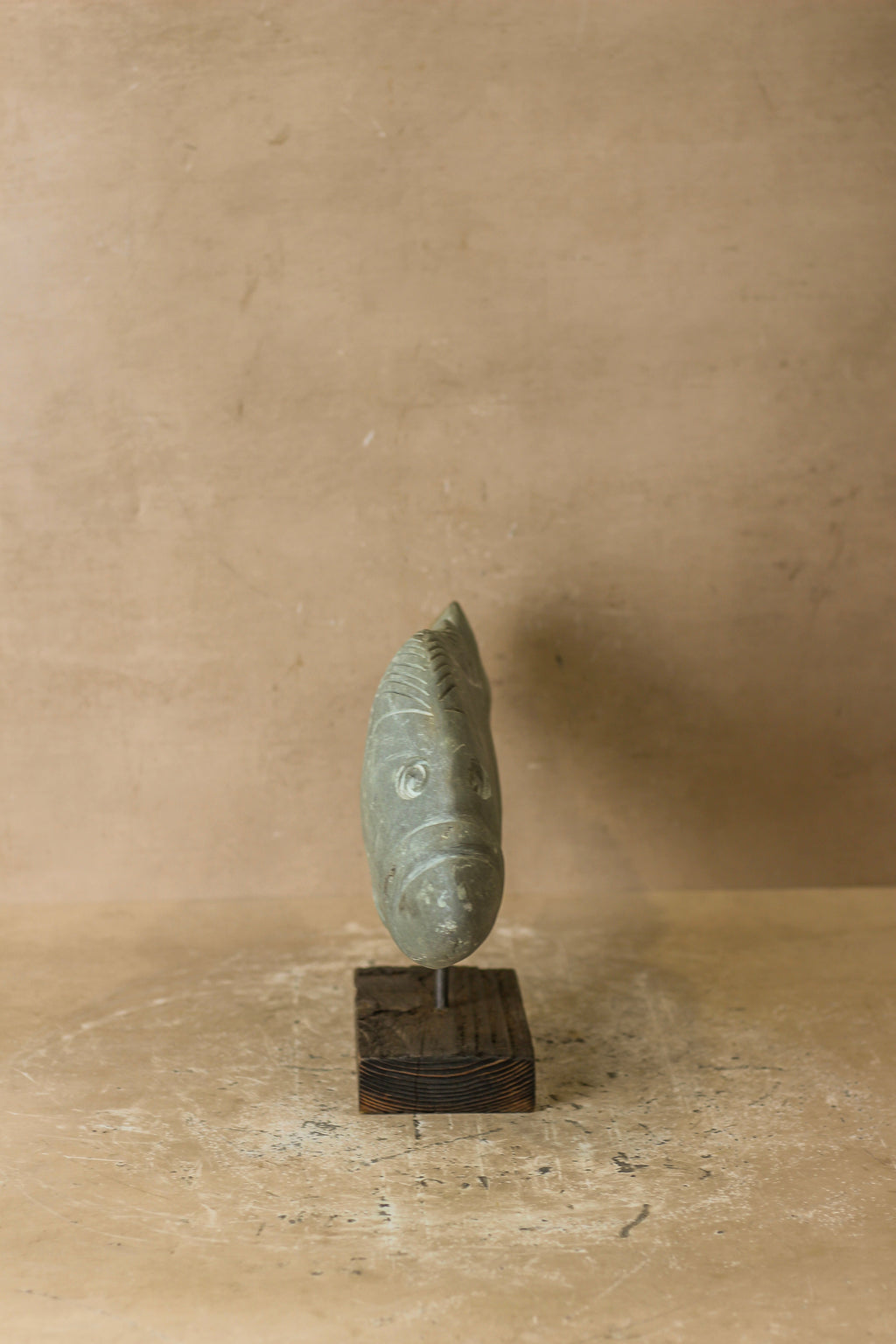 Stone Fish Sculpture - Zimbabwe - 97.2