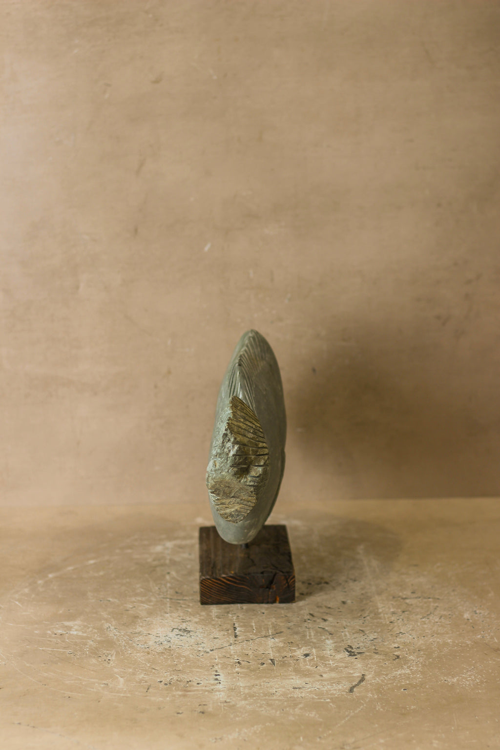 Stone Fish Sculpture - Zimbabwe - 97.2