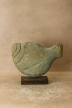 Stone Fish Sculpture - Zimbabwe - 98.1
