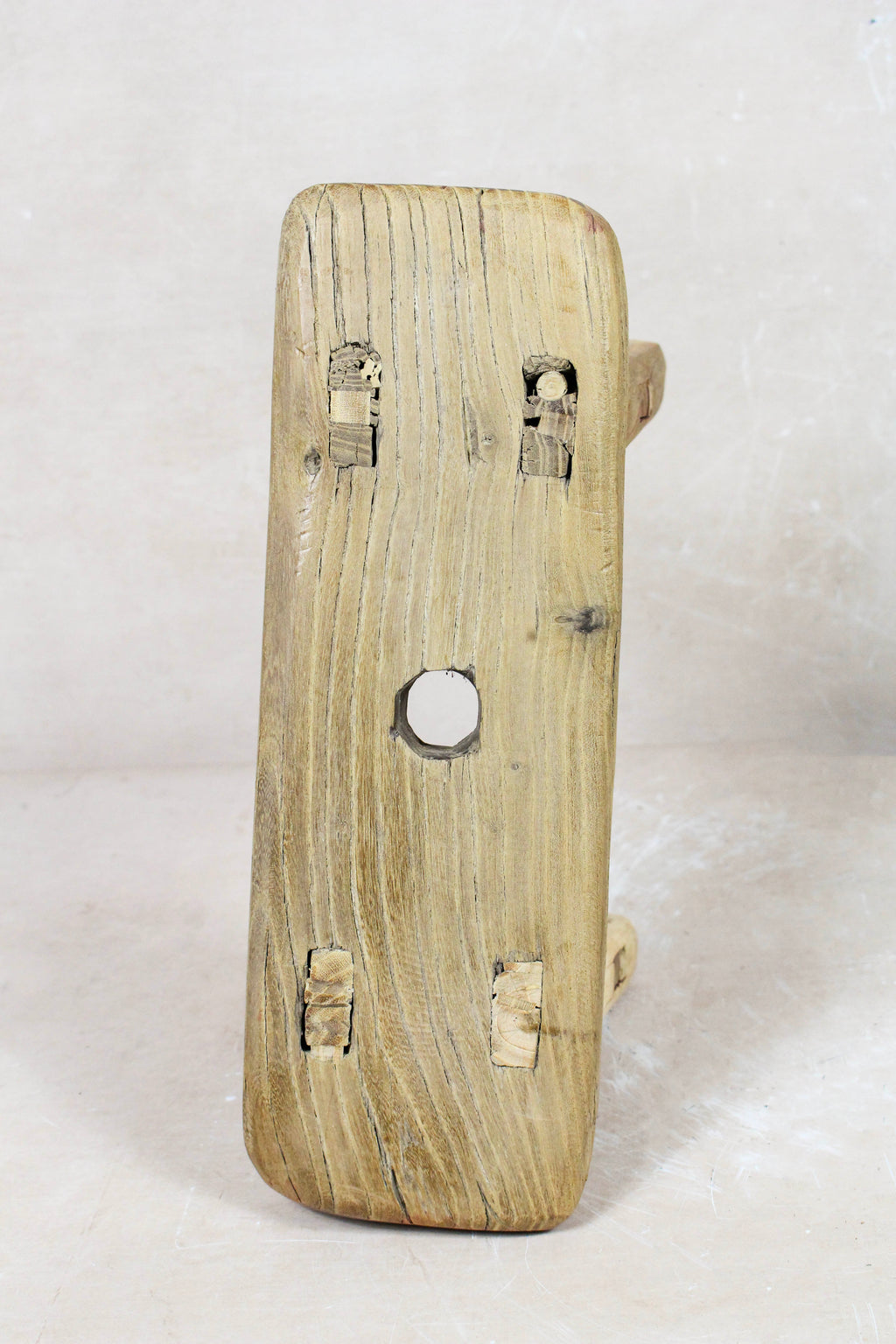 Vintage Rustic Stool - Elm wood - Small - 118