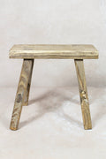 Vintage Rustic Stool - Elm wood - Small - 119