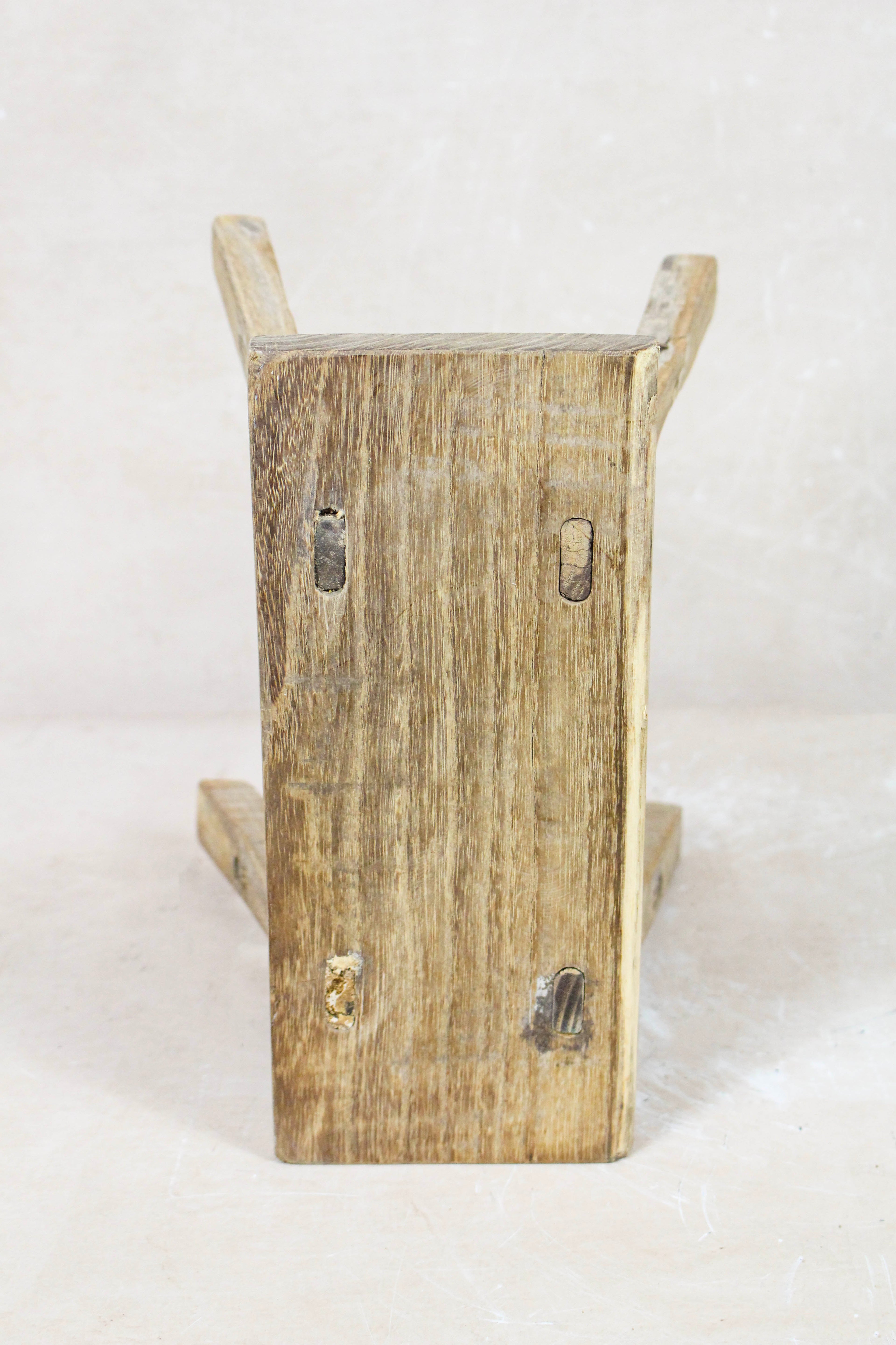 Vintage Rustic Stool - Elm wood - Small - 119