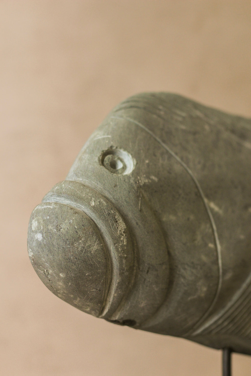 Stone Fish Sculpture - Zimbabwe - 97.2