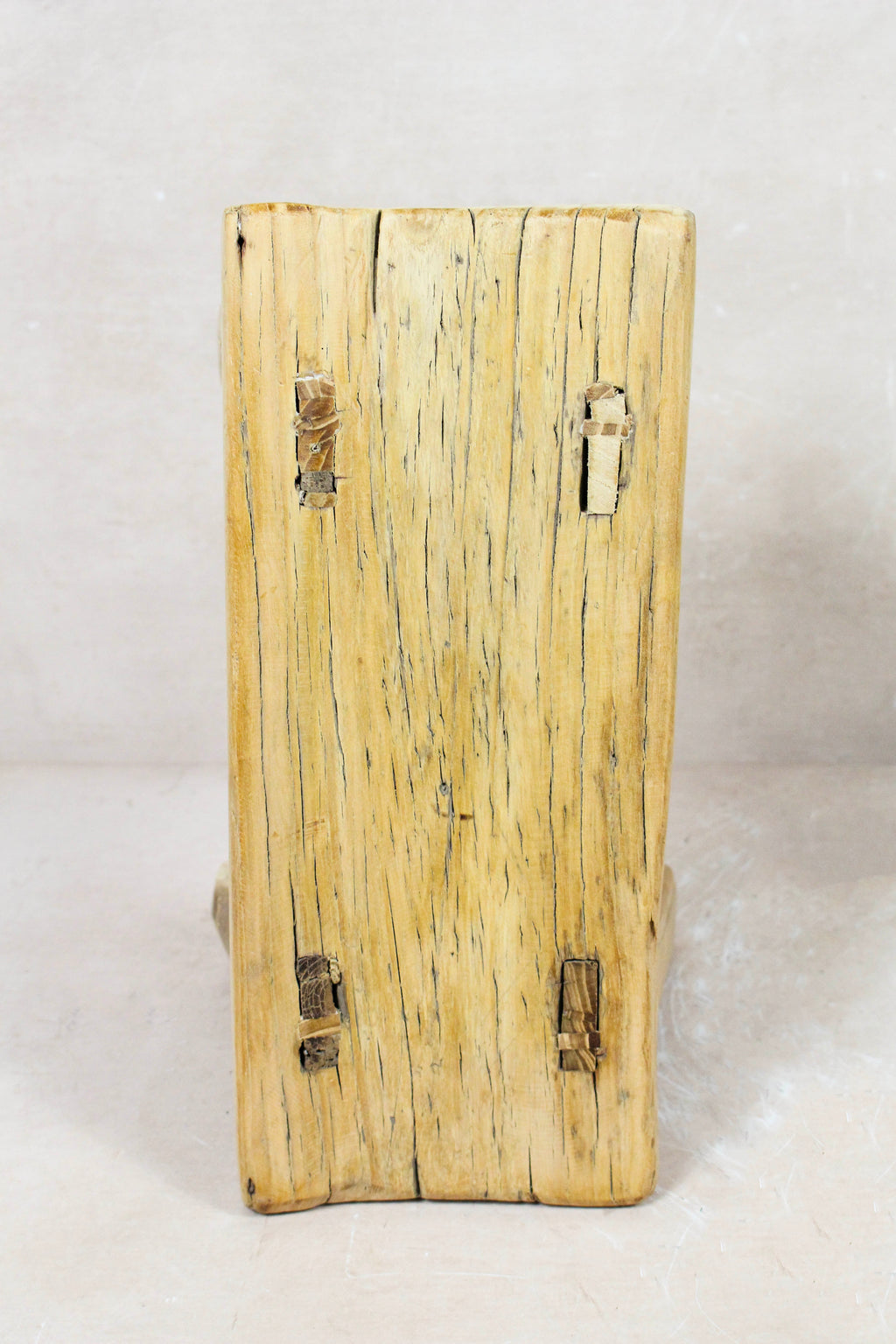 Vintage Rustic Stool - Elm wood - Small - 120