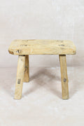 Vintage Rustic Stool - Elm wood - Small - 122
