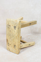 Vintage Rustic Stool - Elm wood - Small - 122
