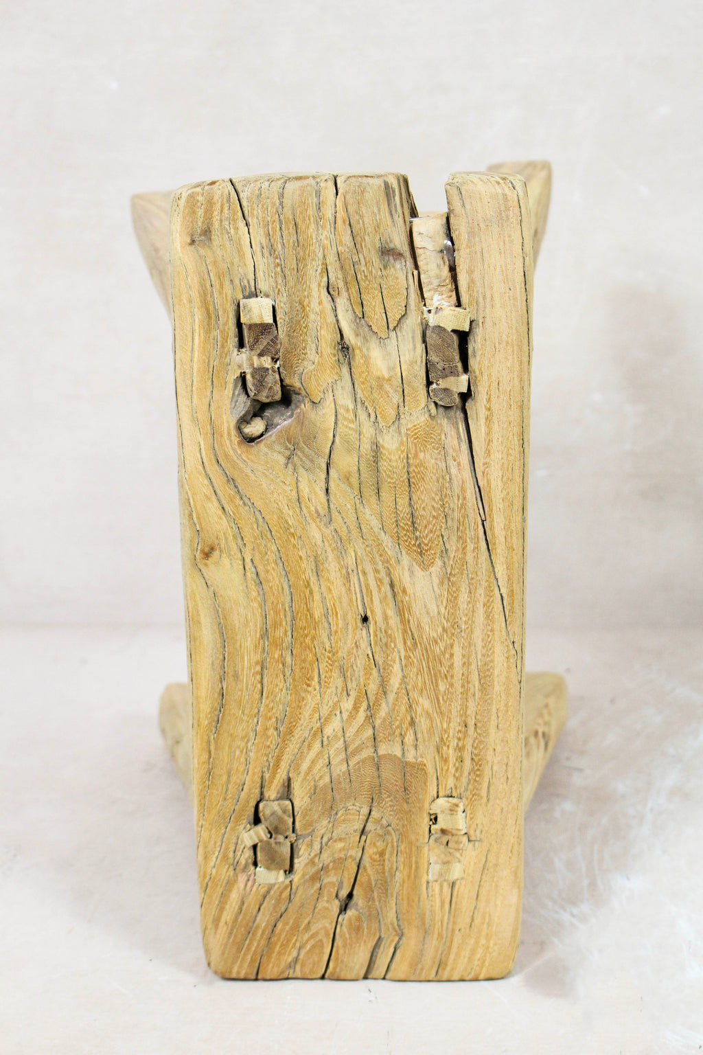 Vintage Rustic Stool - Elm wood - Small - 123