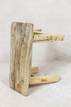 Vintage Rustic Stool - Elm wood - Small - 124
