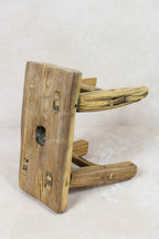Vintage Rustic Stool - Elm wood - Small - 127