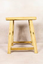 Vintage Rustic Stool - Elm wood - 139