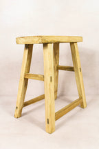 Vintage Rustic Stool - Elm wood - 139