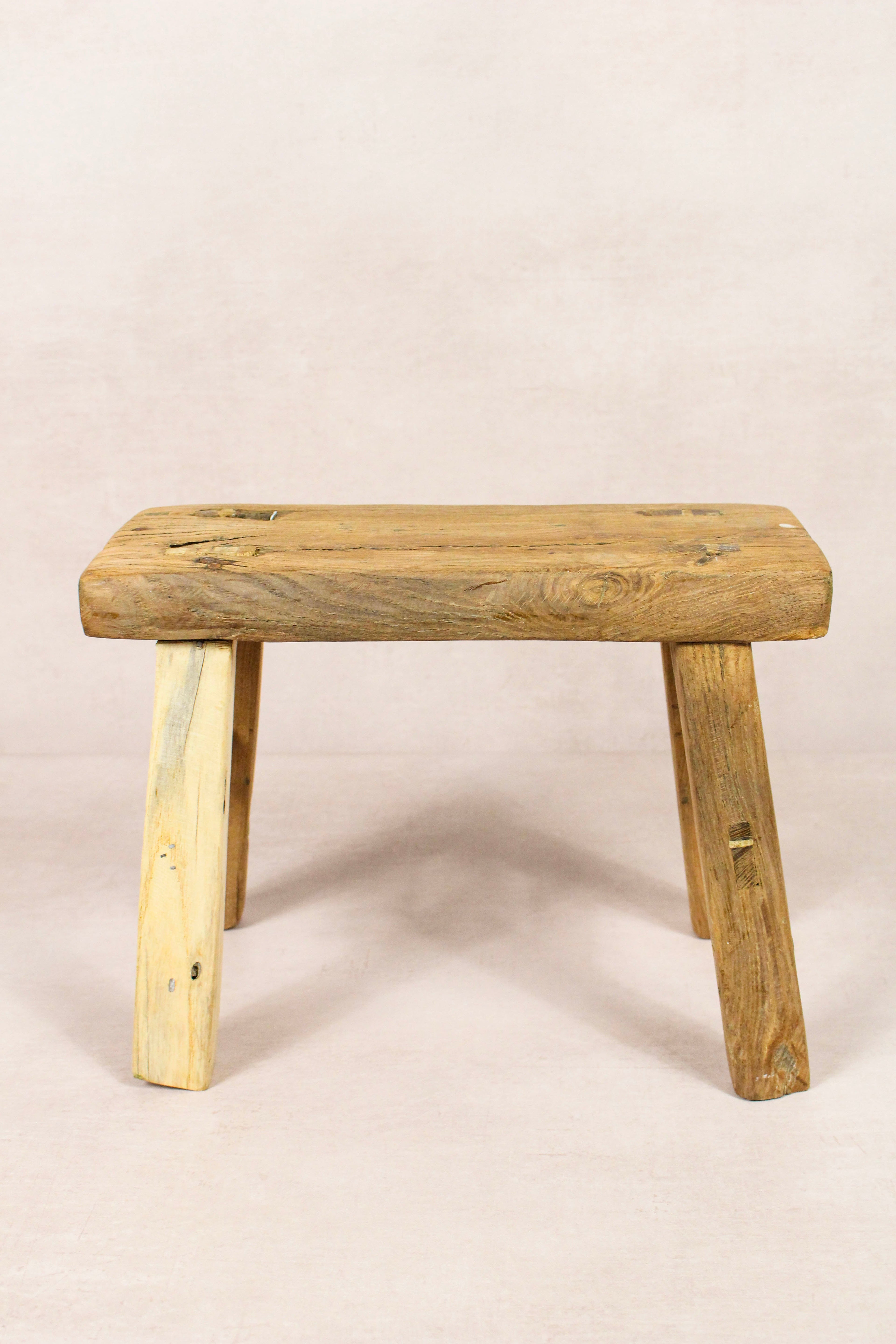 Vintage Rustic Stool - Elm wood - Small - 141
