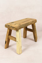Vintage Rustic Stool - Elm wood - Small - 141