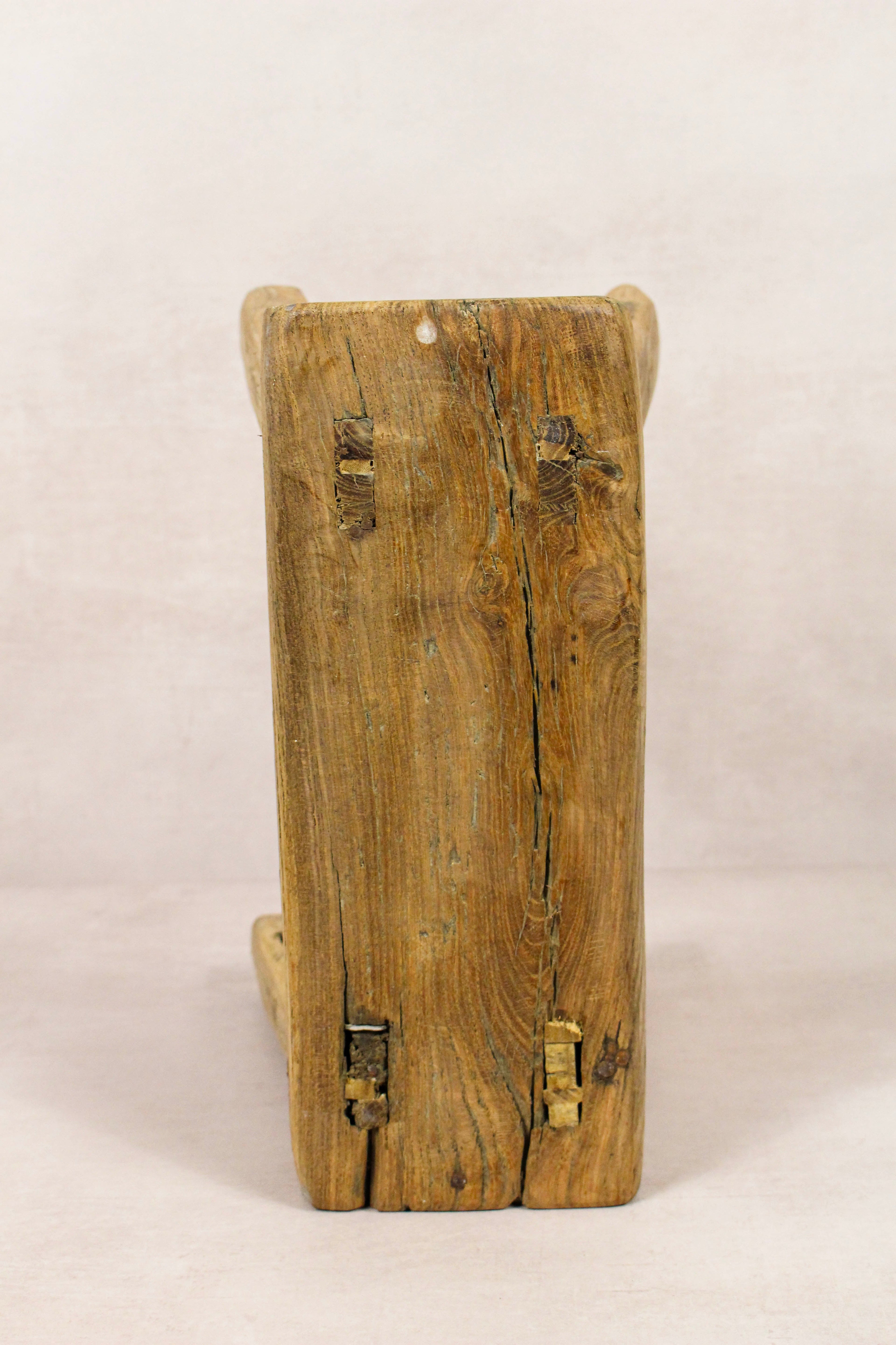 Vintage Rustic Stool - Elm wood - Small - 141