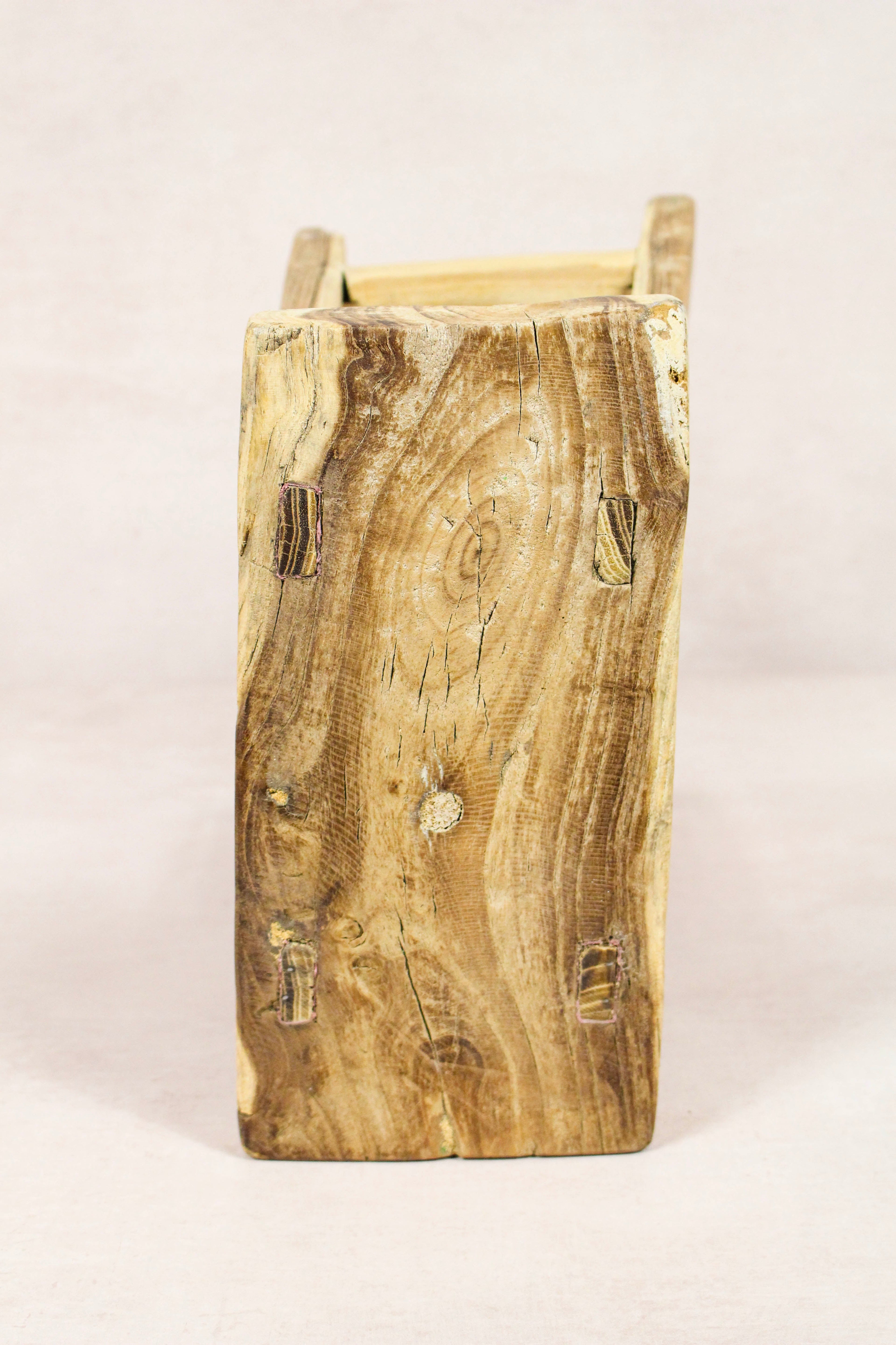 Vintage Rustic Stool - Elm wood - Small - 142