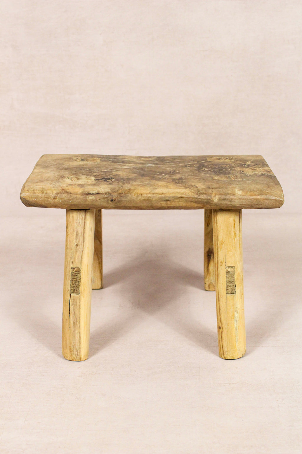 Vintage Rustic Stool - Elm wood - Small - 145