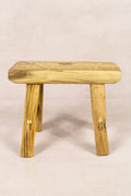 Vintage Rustic Stool - Elm wood - Small - 146