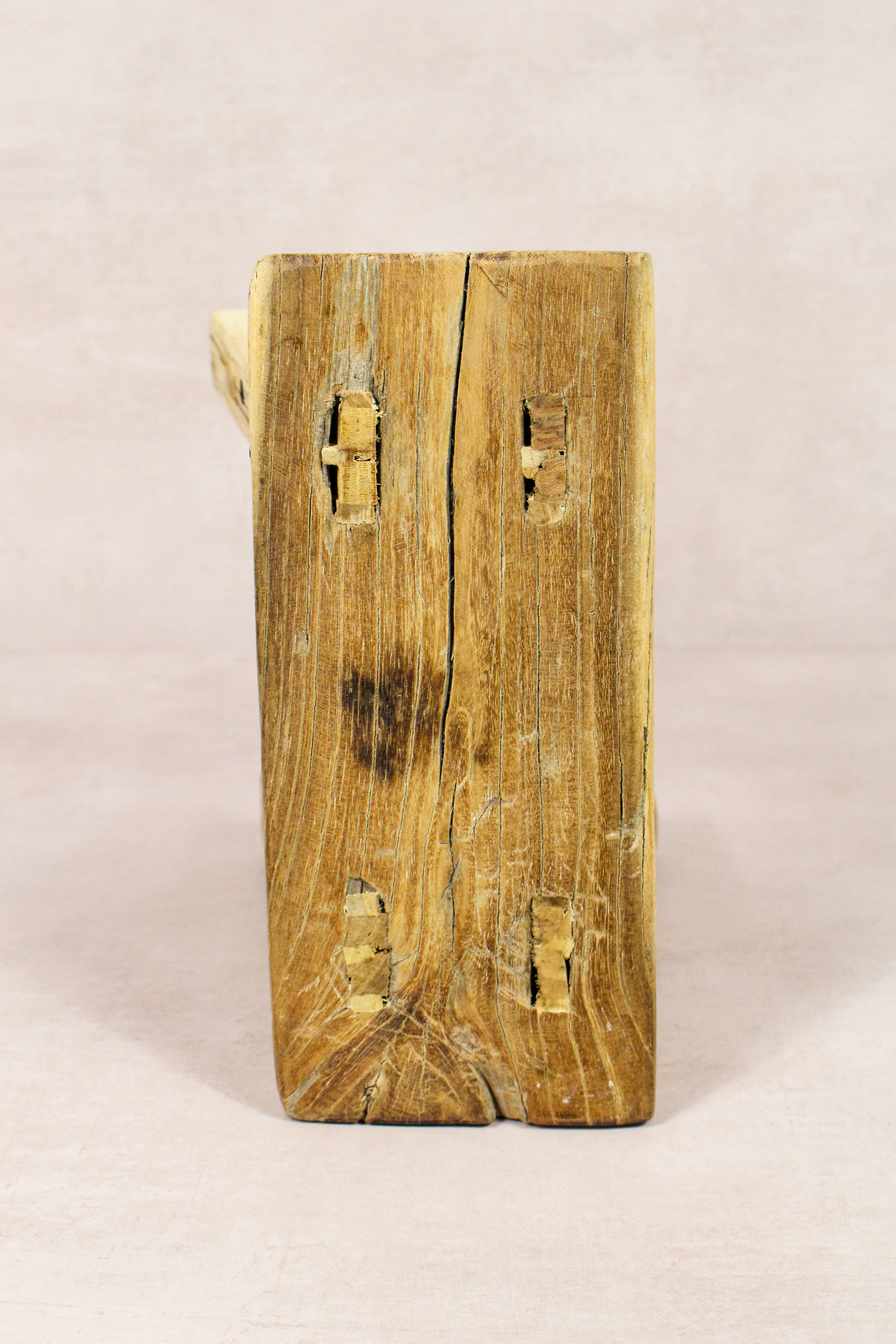 Vintage Rustic Stool - Elm wood - Small - 146