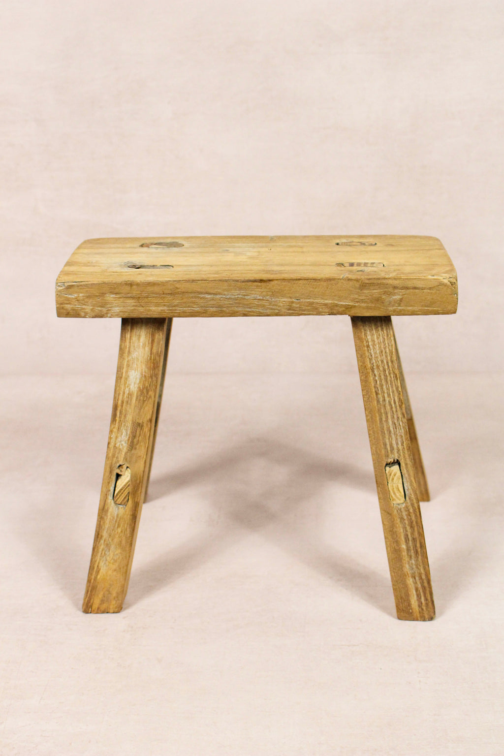Vintage Rustic Stool - Elm wood - Small - 147