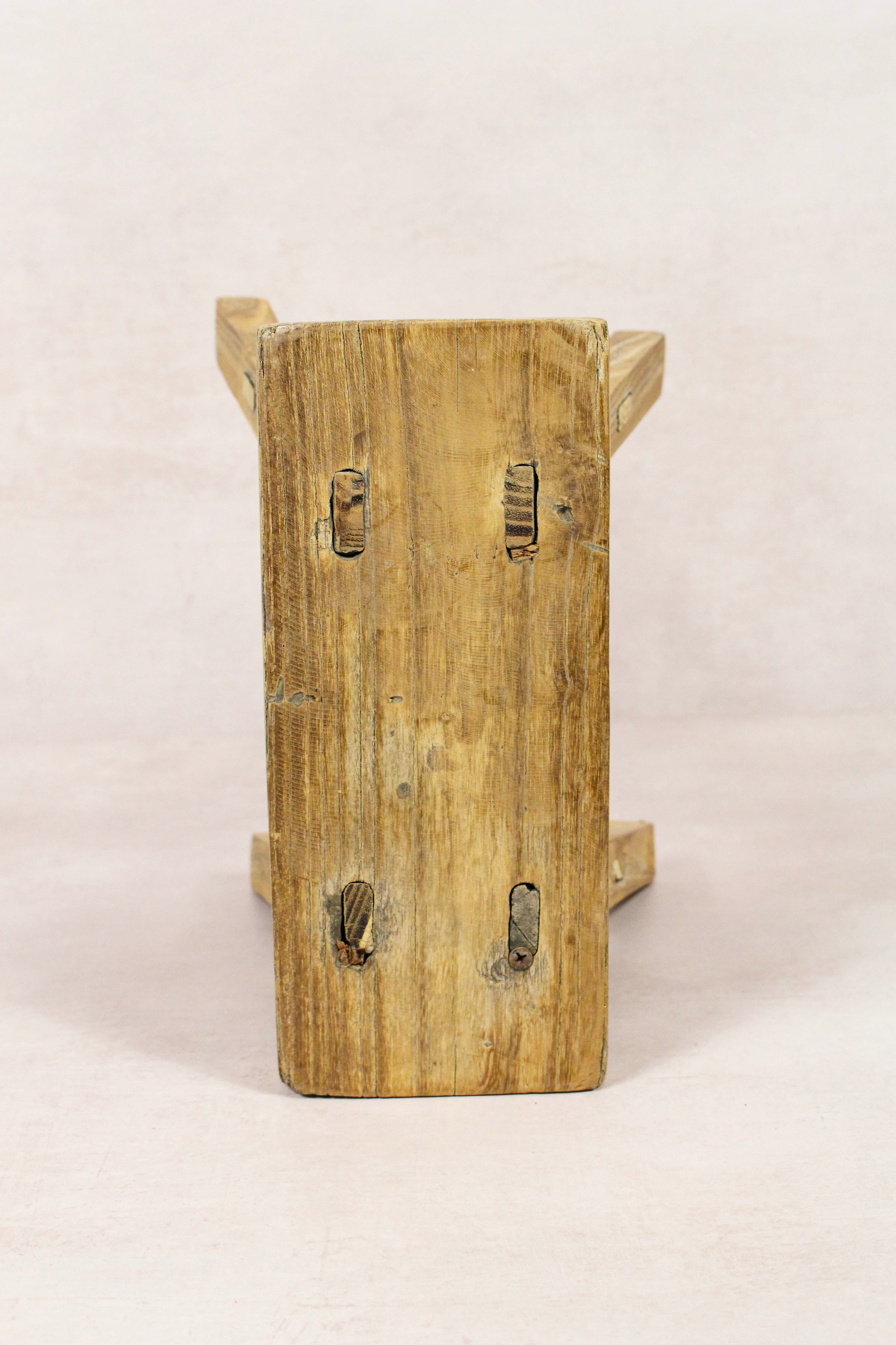 Vintage Rustic Stool - Elm wood - Small - 147