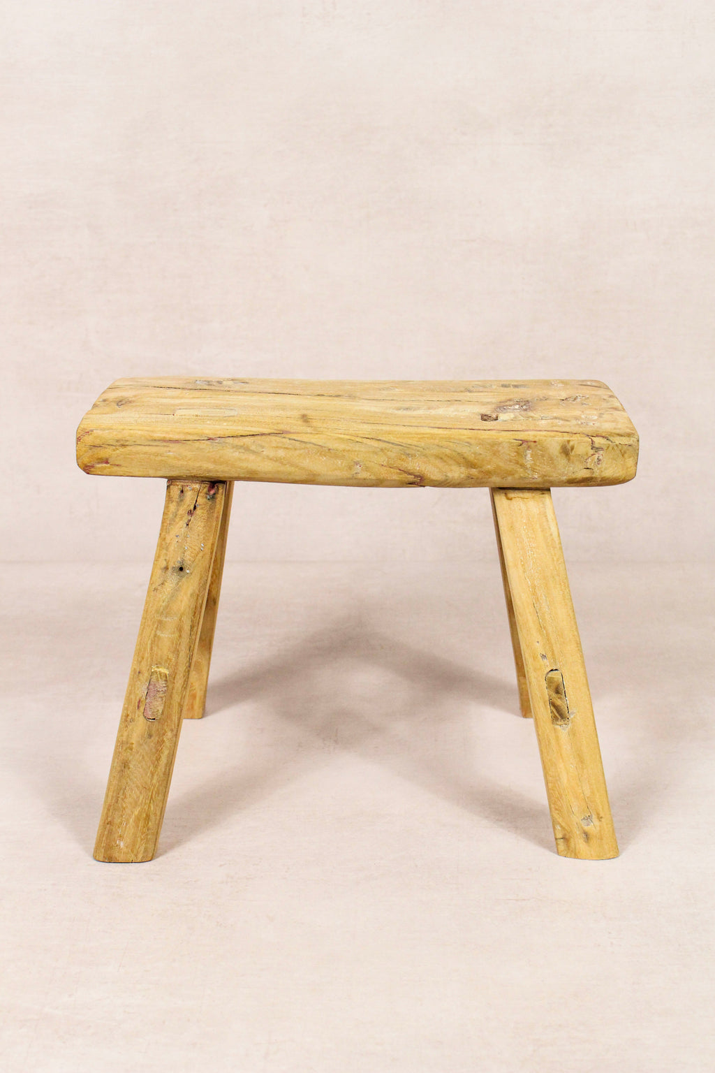 Vintage Rustic Stool - Elm wood - Small - 149