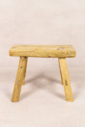 Vintage Rustic Stool - Elm wood - Small - 149