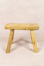 Vintage Rustic Stool - Elm wood - Small - 149