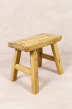 Vintage Rustic Stool - Elm wood - Small - 149