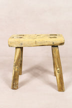 Vintage Rustic Stool - Elm wood - Small - 150