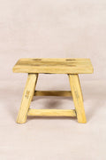 Vintage Rustic Stool - Elm wood - Small - 151