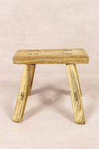 Vintage Rustic Stool - Elm wood - Small - 152