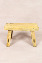 Vintage Rustic Stool - Elm wood - Small - 153