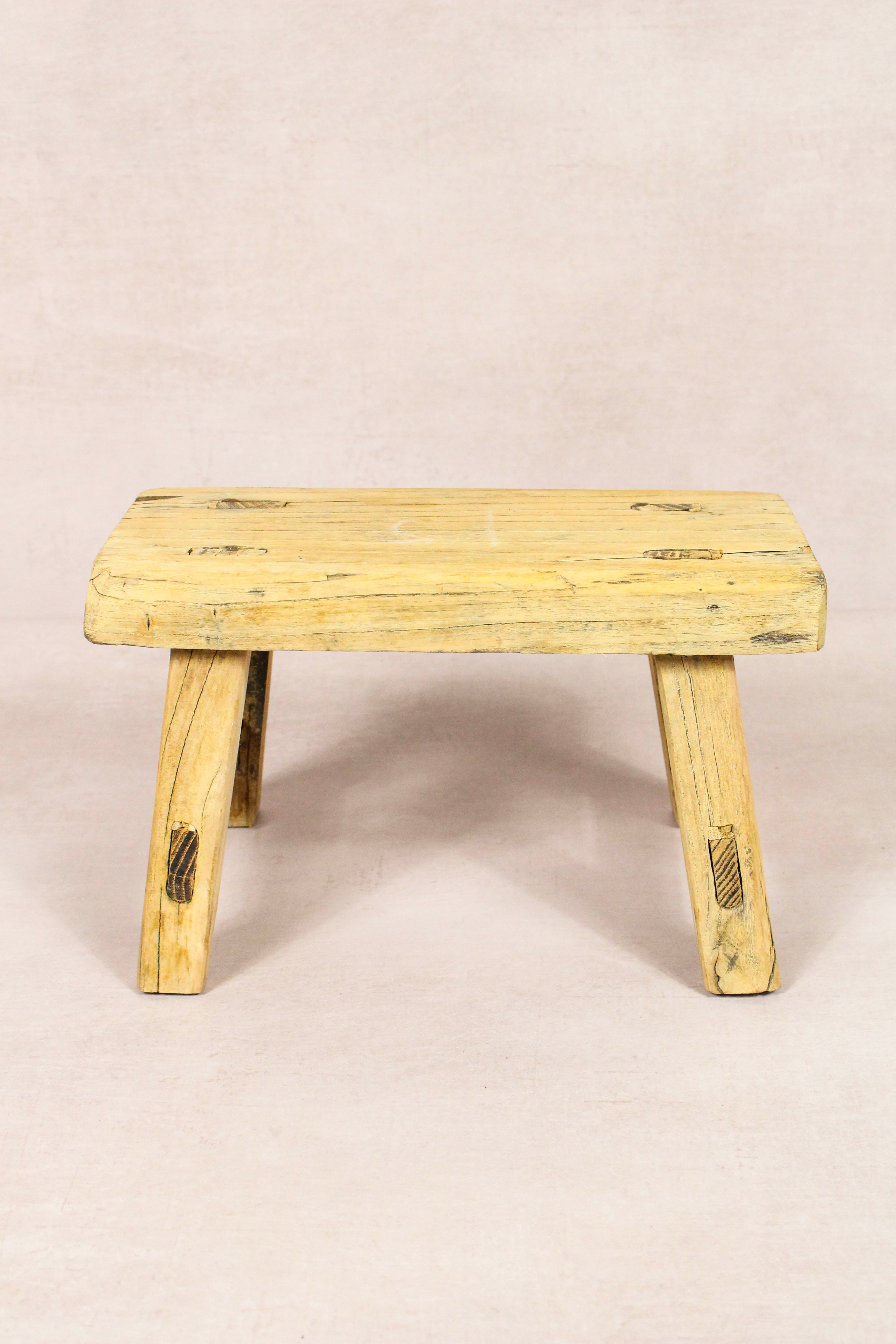 Vintage Rustic Stool - Elm wood - Small - 153