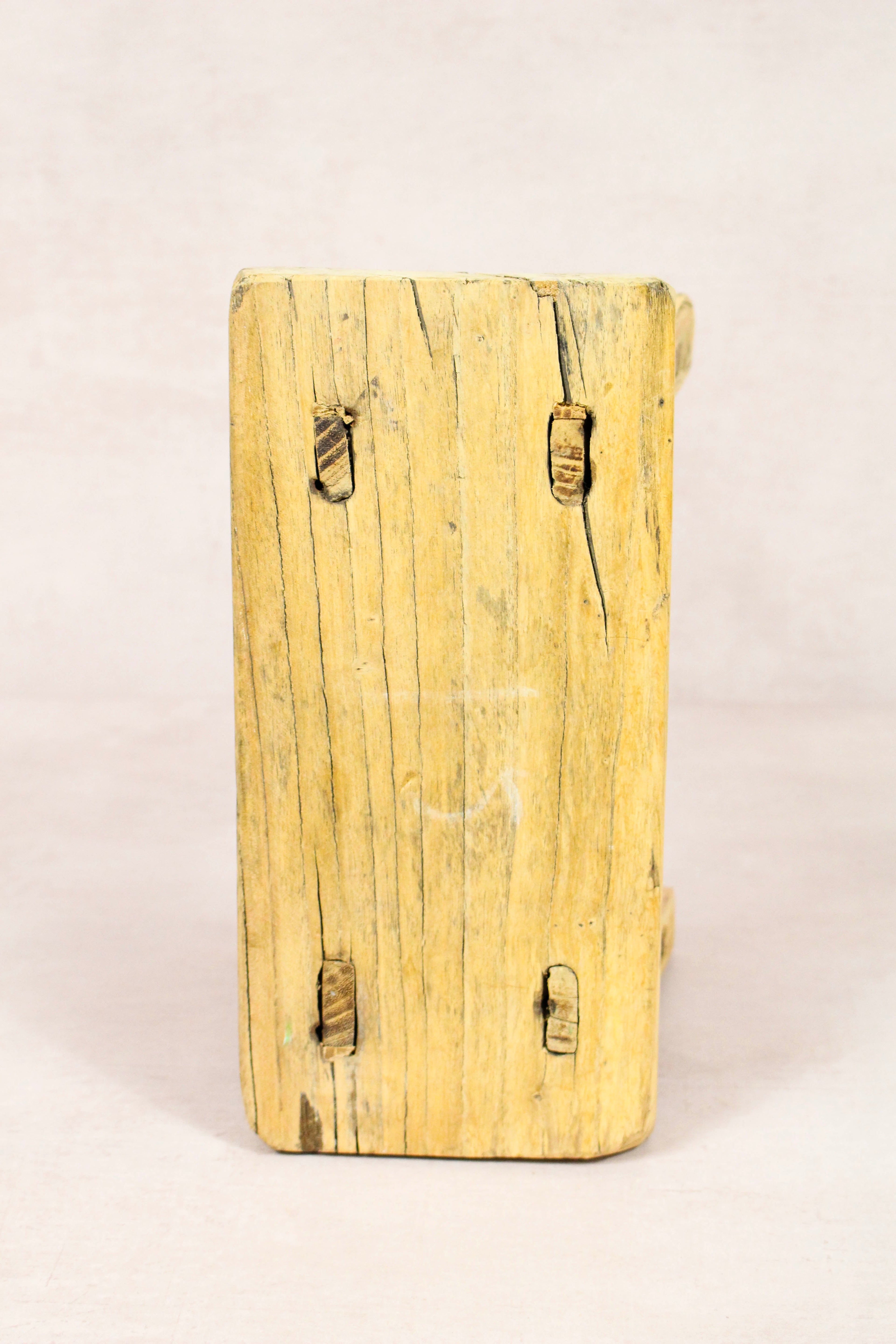 Vintage Rustic Stool - Elm wood - Small - 153