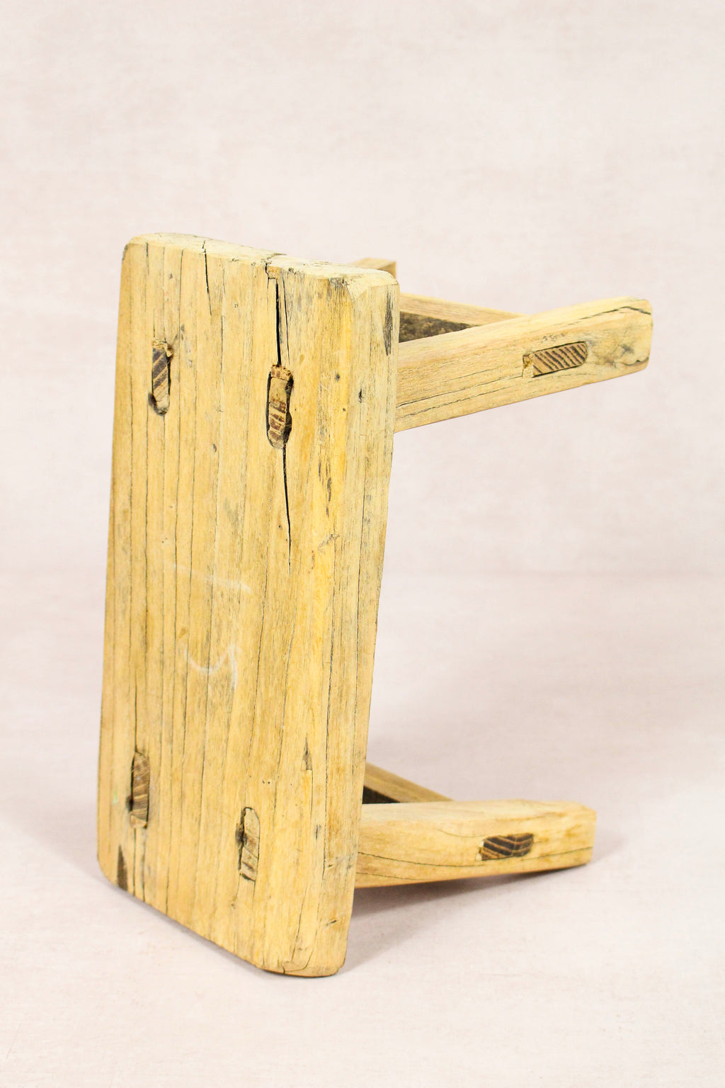 Vintage Rustic Stool - Elm wood - Small - 153