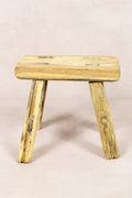 Vintage Rustic Stool - Elm wood - Small - 154