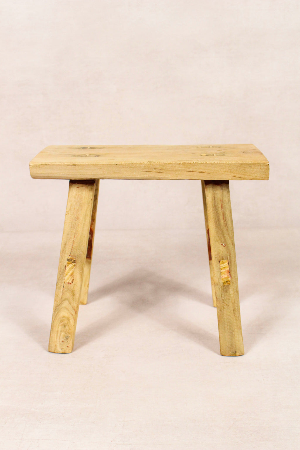 Vintage Rustic Stool - Elm wood - Small - 156