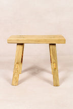 Vintage Rustic Stool - Elm wood - Small - 156