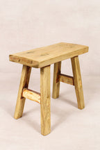Vintage Rustic Stool - Elm wood - Small - 156