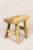 Vintage Rustic Stool - Elm wood - Small - 157
